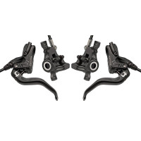 MAGURA MT4 HYDRAULISCHE SCHIJFREMSET VOOR + ACHTER 1600/1600 MM ZWART