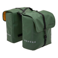 NEW LOOXS 224.511 ODENSE DUBBELE FIETSTAS MET MIK ADAPTER GREEN 39L