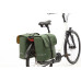 NEW LOOXS 224.511 ODENSE DUBBELE FIETSTAS MET MIK ADAPTER GREEN 39L
