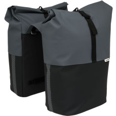 NEW LOOXS 393.528 DUBBELE FIETSTAS 30X17X37CM NYBORG DONKERGRIJS/ZWART