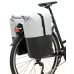 NEW LOOXS 393.537 DUBBELE FIETSTAS 30X17X37CM NYBORG LICHTGRIJS/ZWART
