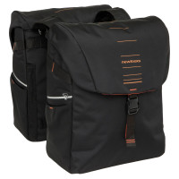 NEW LOOXS 536.156 VIGO DUBBELE FIETSTAS 40L. ZWART/ORANJE