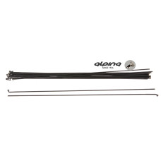 ALPINA SPAKEN RVS ZWART 14G/292MM EXCLUSIEF NIPPELS 1440 STUKS