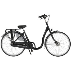BURGERS LAGE INSTAP LOW ENTREE 46 CM NEXUS 7 ROLLERBRAKE GLANS ZWART