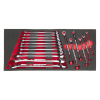 FACOM PRO FOAM INCLUSIEF 17 RINGSTEEKSLEUTELS 6-24MM