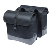 BASIL MARA EVO DUBBELE FIETSTAS 38-46L. ZWART