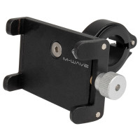 M-WAVE SMARTPHONE TELEFOONHOUDER ALU ZWART IN DOOSJE