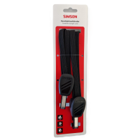 SIMSON S024315 KARABIJNHAAKBINDER 71CM ZWART OP KAART