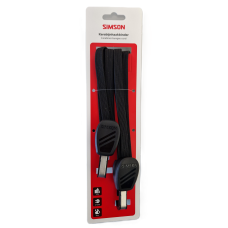 SIMSON S024315 KARABIJNHAAKBINDER 71CM ZWART OP KAART