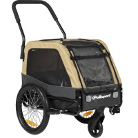 POLISPORT FIETS AANHANGWAGEN HONDENKAR / HUISDIER MAAT M TOT 23KG