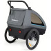 POLISPORT KIDCAR FIETS KINDERKAR AANHANGER TRAILER&STROLLER GRIJS/ZWART POLISPORT KIDCAR FIETS KINDERKAR AANHANGER TRAILER&STROLLER GRIJS/ZWART