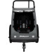 POLISPORT KIDCAR FIETS KINDERKAR AANHANGER TRAILER&STROLLER GRIJS/ZWART POLISPORT KIDCAR FIETS KINDERKAR AANHANGER TRAILER&STROLLER GRIJS/ZWART