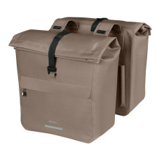 BASIL 18592 URBAN DRY NEO DUBBELE FIETSTAS 46-52L. SAGE BRUIN