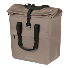 BASIL 18586 URBAN DRY NEO ENKELE FIETSTAS MIK HOOKS 23-26L BRUIN