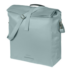 BASIL 18574 URBAN LOAD PRO ENKELE FIETSTAS MIK HOOKS 19-24L ZILVER BLAUW