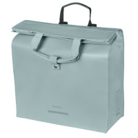 BASIL 18571 URBAN LOAD PRO ENKELE FIETSTAS MIK HOOKS 15-20L ZILVER BLAUW BASIL 18571 URBAN LOAD PRO ENKELE FIETSTAS MIK HOOKS 15-20L ZILVER BLAUW