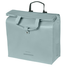 BASIL 18571 URBAN LOAD PRO ENKELE FIETSTAS MIK HOOKS 15-20L ZILVER BLAUW