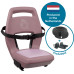 QIBBEL Q368 ACHTERZITJE 6+ JUNIOR MET VOETSTEUNEN EN BESCHERMPLATEN PLUM ROZE