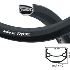 RYDE VELG ANDRA 40 27.5 INCH (584) ZWART DISC 32 GAATS 14G