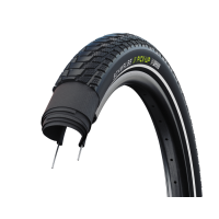 SCHWALBE BUITENBAND 20X2.60 65-406 PICK-UP CARGO ADDIX-E 50 KM/H ZWART REFLECTIE