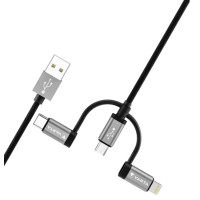 VARTA 3 IN 1 KABEL VAN USB A NAAR USB C IN BLISTER