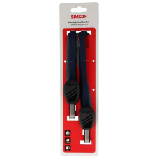 SIMSON S024317 KARABIJNHAAKBINDER 71CM ZWART-BLAUW-ANTRACIET OP KAART