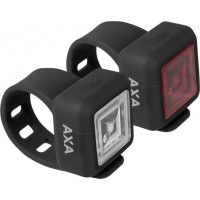AXA NITELINE 11 SET VOOR EN ACHTERLICHT 1-LED INCL BATTERIJEN OP KAART