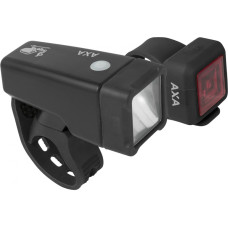 AXA NITELINE T1 SET VOOR EN ACHTERLICHT 1-LED INCL BATTERIJEN OP KAART
