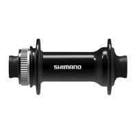 SHIMANO TC 500 VOORNAAF 110X15MM E THRU 36G. ZWART