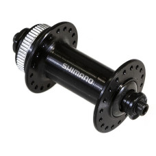 SHIMANO VOORNAAF UITVAL QUICKRELEASE CENTERLOCK 32 GAATS ZWART