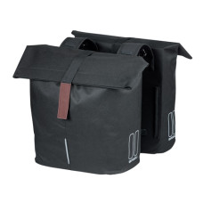 BASIL 18333 CITY DUBBELE FIETSTAS MIK 28-32L ZWART