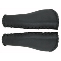 VELO HANDVAT LEER VLEUGELMODEL 2X135MM ZWART MET SCHROEF OP KAART