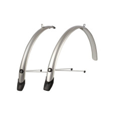POLISPORT SET SPATBORDEN TOWNY 28" 51MM ZILVER VERPAKT