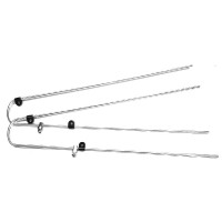 MIRAGE SPATBORD DRAADSTANG SET 28 INCH ALU 45MM MET BEVESTIGING
