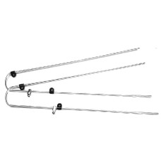 MIRAGE SPATBORD DRAADSTANG SET 28 INCH ALU 45MM MET BEVESTIGING