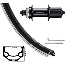 KGS ACHTERWIEL 26 INCH 559 ZW/RVS/ZW-REMRAND CENTERLOCK / V-BRAKE CASSETTE 7-SPEED UITVAL KGS ACHTERWIEL 26 INCH 559 ZW/RVS/ZW-REMRAND CENTERLOCK / V-BRAKE CASSETTE 7-SPEED UITVAL