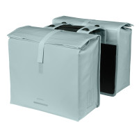 BASIL 18580 URBAN LOAD PRO DUBBELE FIETSTAS MIK 50-64L. ZILVER BLAUW