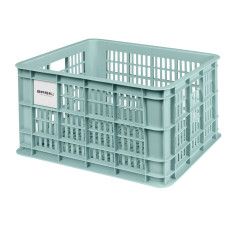 BASIL 21164 FIETSKRAT L RECYCLED KUNSTSTOF 40L ZILVER BLAUW