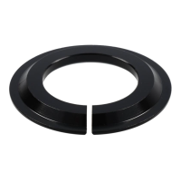 ELVEDES 2022075 VOORVORKCONUS 1 1/8" NAAR 1 1/2" 45 Ø30MM ZWART