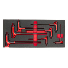 FACOM PRO FOAM INCLUSIEF 7 TORX T-INBUSSLEUTELS