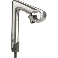KALLOY KL-80L STUURPEN 22.2 MM ALU ZILVER VAST 22.2/80/25.4/180 MM