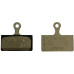 SHIMANO GO5A-RX DISC RESIN SCHIJFREMBLOKSET O.A. XT / XTR DOOS 25 PAAR / 50 STUKS