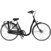 BURGERS LAGE INSTAP LOW ENTREE 26 INCH 46 CM NEXUS 7 ROLLERBRAKE GLANS ZWART