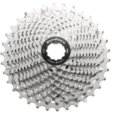 SUNRACE CSRX11 CASSETTE 11-SPEED 11-34T GRAVEL METALLIC ZILVER