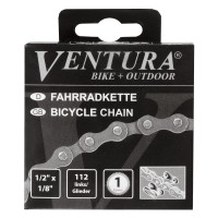 VENTURA FIETSKETTING 1/2X1/8 112 SCHAKELS IN DOOSJE VENTURA FIETSKETTING 1/2X1/8 112 SCHAKELS IN DOOSJE