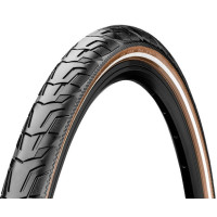 CONTINENTAL RIDE CITY BUITENBAND 47-622 28X1.75 ZWART-BRUIN REFLECTIE CONTINENTAL RIDE CITY BUITENBAND 47-622 28X1.75 ZWART-BRUIN REFLECTIE
