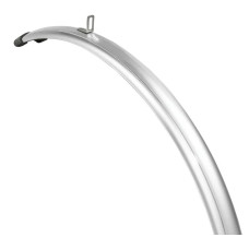SKS VOORSPATBORD 28 INCH KUNSTSTOF ZILVER 48 MM EXCL. STANG