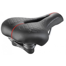 SELLE MONTEGRAPPA ZADEL VELA ELASTOMEERVEER ZWART OP KAART