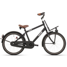 BIKEFUN 20LJD95 20INCH JONGENS LOAD REMNAAF ZWART MAT MET VOORDRAGER BIKEFUN 20LJD95 20INCH JONGENS LOAD REMNAAF ZWART MAT MET VOORDRAGER
