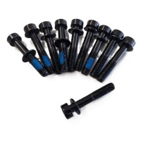 AA+ / TEKTRO INBUSBOUT MET SLUITRING M6X40MM INBUS STAAL 40 MM DOOS 100 STUKS ZWART